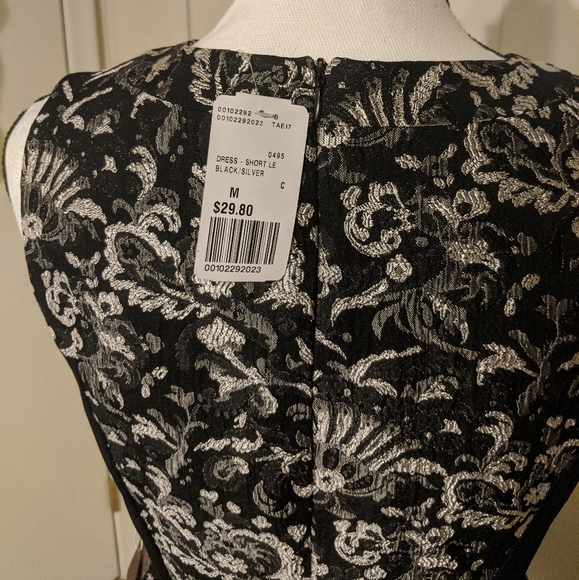 Forever 21 size Medium black & silver dress - Picture 4 of 9